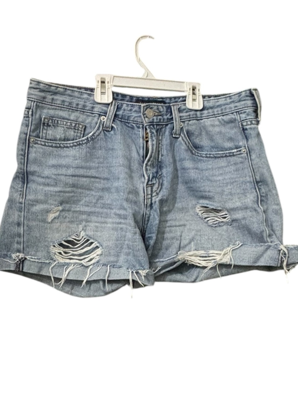 Lucky Brand Light Blue Distressed Denim Cutoff Shorts